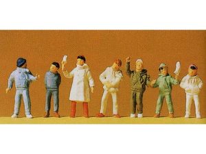 děti v zimním oblečení Preiser 14007