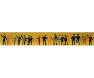 železničáři, posunovaci 24 ks Preiser 14406