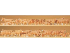 krávy hnědé Preiser 14409