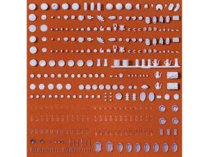 nádobí, jídlo stavebnice Preiser 17220