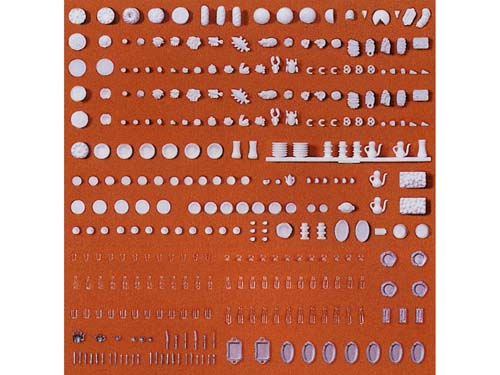 nádobí, jídlo stavebnice Preiser 17220