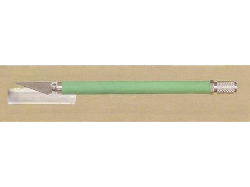 skalpel č.4 - malý s plastovou rukojetí a s ochrannou krytkou, modrý Proedge 12041