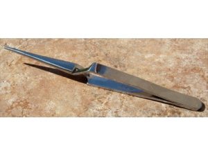 pinzeta zkřížená špičatá, 120 mm dlouhá, nerez Proedge 53370