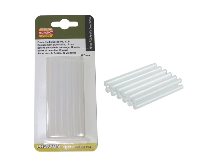 náhradní lepící tyčinky pro HKP 220 - 12ks Proxxon 28194