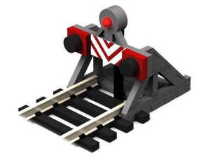 koncovka koleje osvětlená 2ks Proses PBF-HO-10