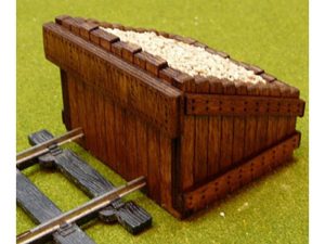 stavebnice koncovky koleje z pravého dřeva 2 ks Proses PBF-OS-08