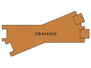 korkové podloží 10ks pro R614-615 Proses PCB-614-5