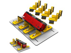 servisní stanice pro lokomotivy N, H0, 00 a 0. Proses PLB-901