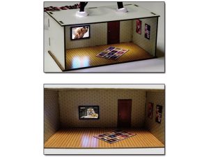 vybavený pokoj 2 ks s osvětlením Proses PLS-008