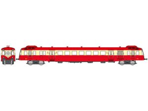 motorový vůz X-2458 1/2. třída LIMOGES červená střecha RAILS EUROP EXPRESS NW254