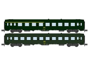 set osobních vozů UIC Y A4B5 a B10 SNCF RAILS EUROP EXPRESS NW258
