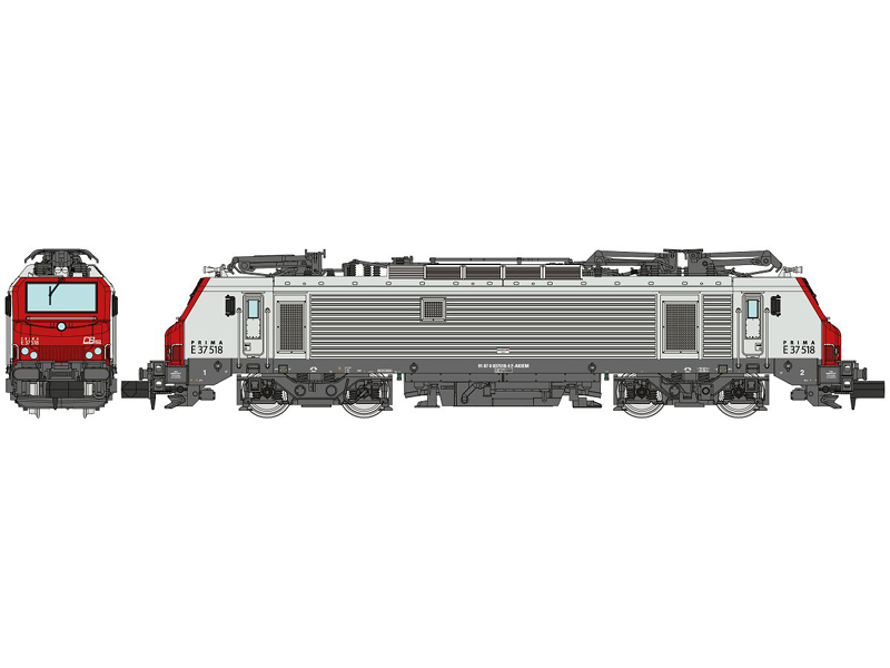 elektrická lokomotiva Prima E 37518 CB Rail RAILS EUROP EXPRESS NW301