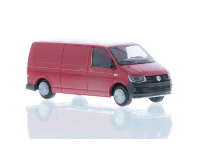 VW T6 LR skříň plochá střecha červený Rietze 11611