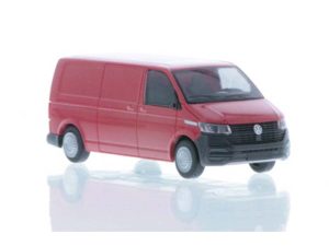 VW T6.1 LR skříň plochá střecha červený Rietze 11621