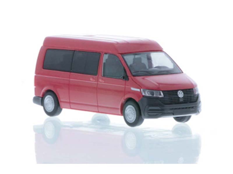 VW T6.1 LR bus střední střecha červený Rietze 11628