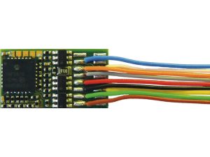 dekodér připojení 8-pinovým rozhraním dle NEM652 s vodiči Roco 10894