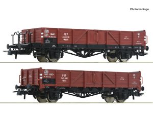 set otevřených vozů Wddt PKP Roco 6600150