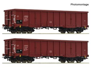 set otevřených vozů Eaos PKP Roco 6600171