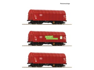 set vozů krytých plachtou Shimmns DB Roco 6680012
