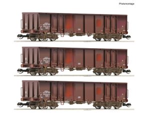 set otevřených vozů Eas DR Roco 6680017