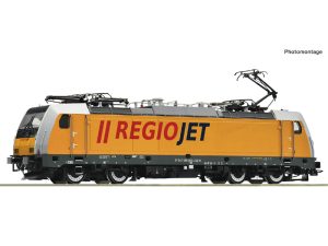 elektrická lokomotiva 386 204-2 Regiojet se zvukem Roco 7510102