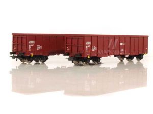 set dvou otevřených vozů Eas ČD Cargo Roco 77045