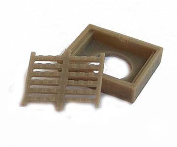 kanálový poklop obdélník 5ks Miniatur mo03