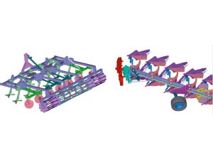 pluhy RABE Super-Albatros a Grubber GH 5000 1:32 Schuco 450788300