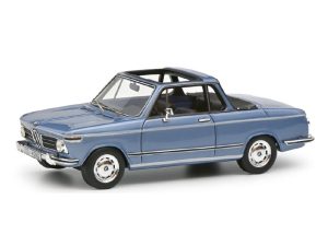 BMW 2002 Cabrio modré 1:43 Schuco 450918100