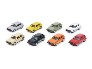 VW Golf sada 8 kusů 1:87 Schuco 452660300