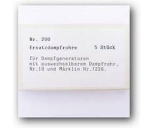 výměnná rourka parního generátoru 5ks Seuthe 200