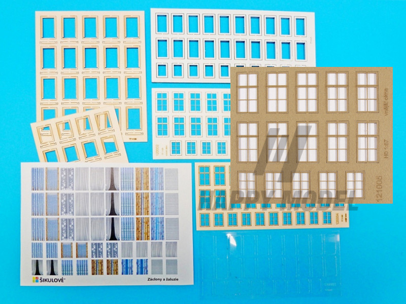 okenní sestava malá světle hnědá IGRA MODEL 120004-15