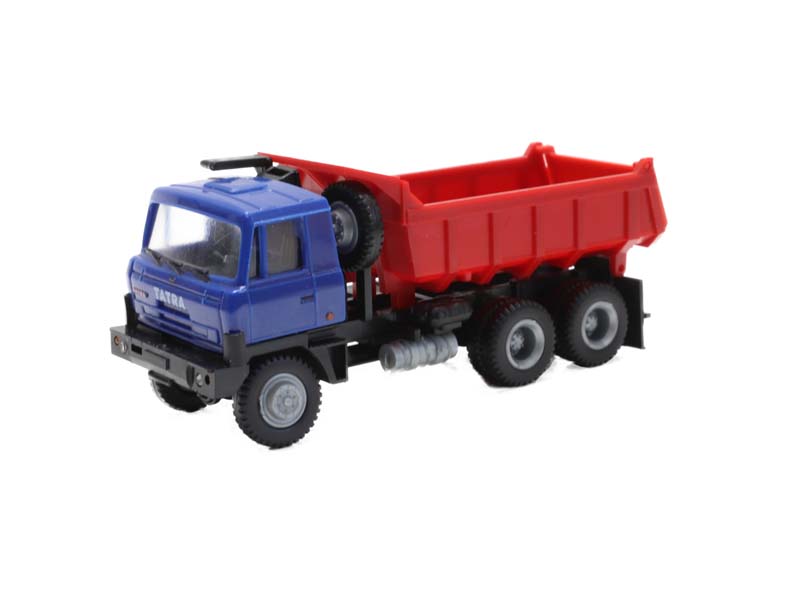 Tatra 815 6x6 modrá/červená sklápěč S1 stavebnice IGRA MODEL 66818147