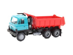 Tatra 815 6x6 tyrkysová/červená sklápěč S1 stavebnice IGRA MODEL 66818153