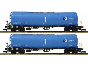 2-dílný set kotlových vozů Zacns 98 ČD Cargo IGRA MODEL 96110029