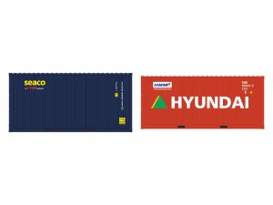 set dvou kontejnerů Seaco HC a Hyundai IGRA MODEL 98010030