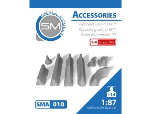 betonová svodidla CITY (2x8 ks) Small Models 010