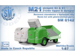 Multicar M21 sklápěč S1 & S3 stavebnice Small Models 0142k
