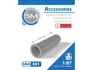 kanalizační roura DN 500,L= 2500mm 10ks sma 031