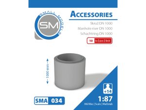 skruž DN 1000, h=1000mm 10ks sma 034