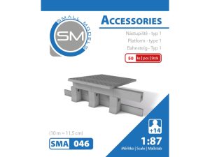 nástupiště - typ 1 ( 10m = 11,5 cm) sma 046
