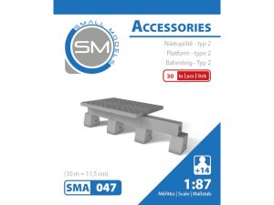 nástupiště - typ 2 ( 10m = 11,5cm) sma 047
