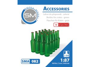 lahve do přepravek - zelené ( 10 ks ) sma 082