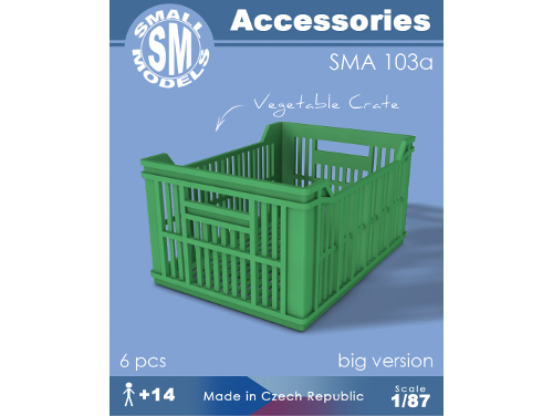 přepravky na zeleninu - vysoké (6 ks) Small Models 103a