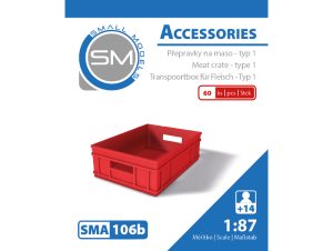 přepravky na maso - typ 1 (60ks) Small Models 106b