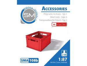 přepravky na maso - typ 3 (60ks) Small Models 108b
