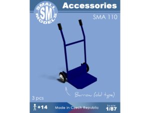 rudly - starý typ (3 ks) Small Models 110