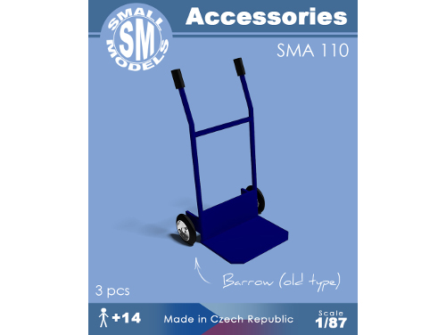 rudly - starý typ (3 ks) Small Models 110