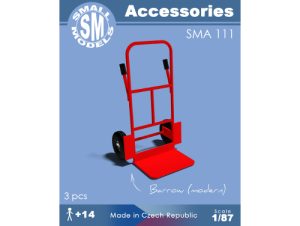 rudly - moderní typ (3 ks) Small Models 111