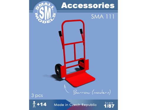 rudly - moderní typ (3 ks) Small Models 111